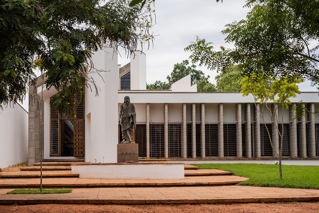Centro de educación espiritual en Auroville.
Foto: Shutterstock | La ciudad utópica actual