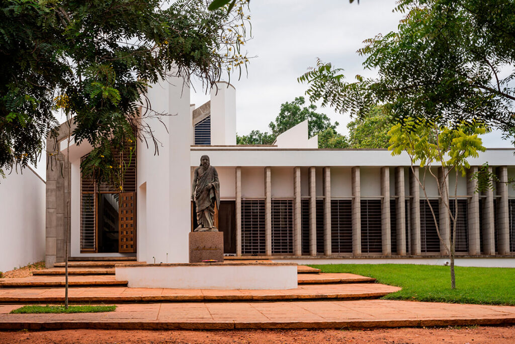 Centro de educación espiritual en Auroville.
Foto: Shutterstock | La ciudad utópica actual