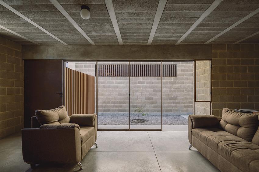 Sala de Casa Velador TT en Aguascalientes | COA Arquitectura
